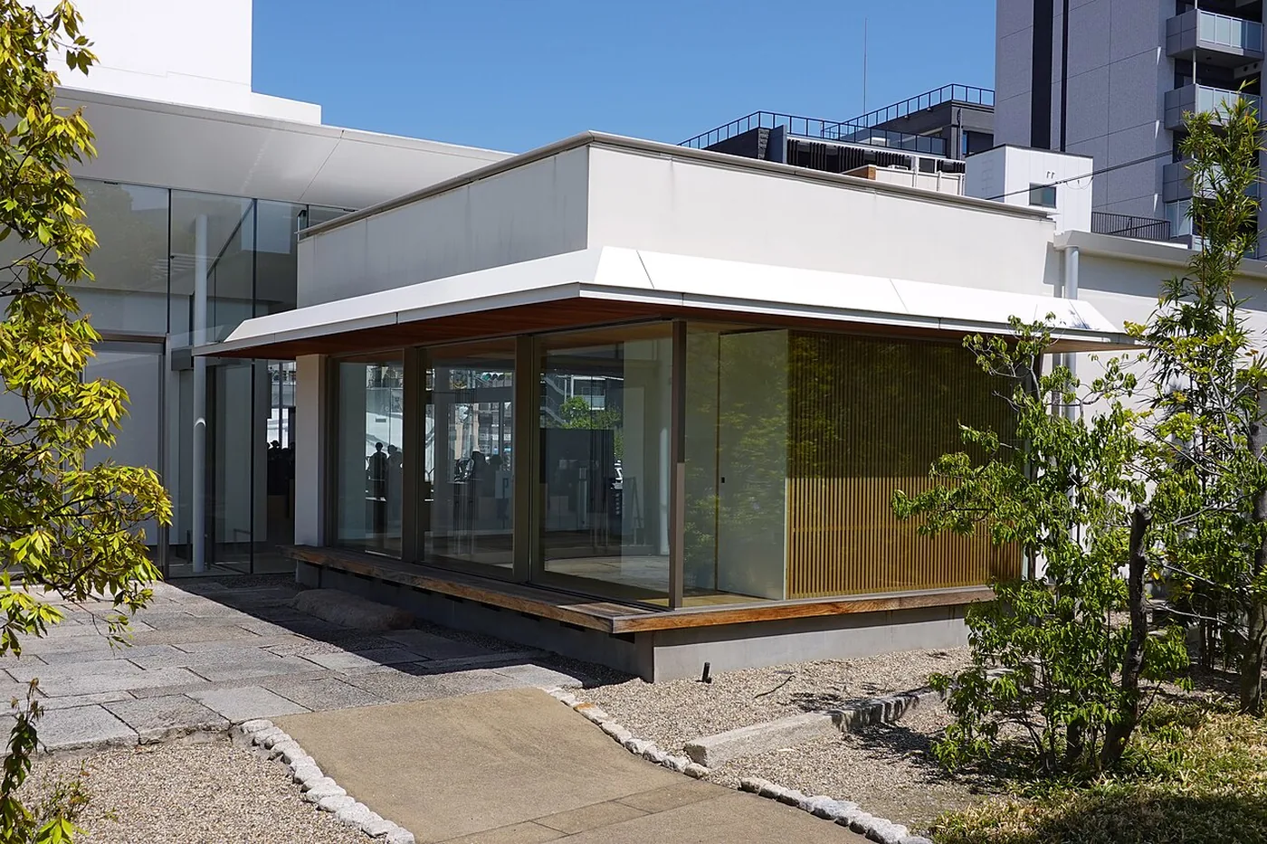 藤田美術館の現代的な建築
